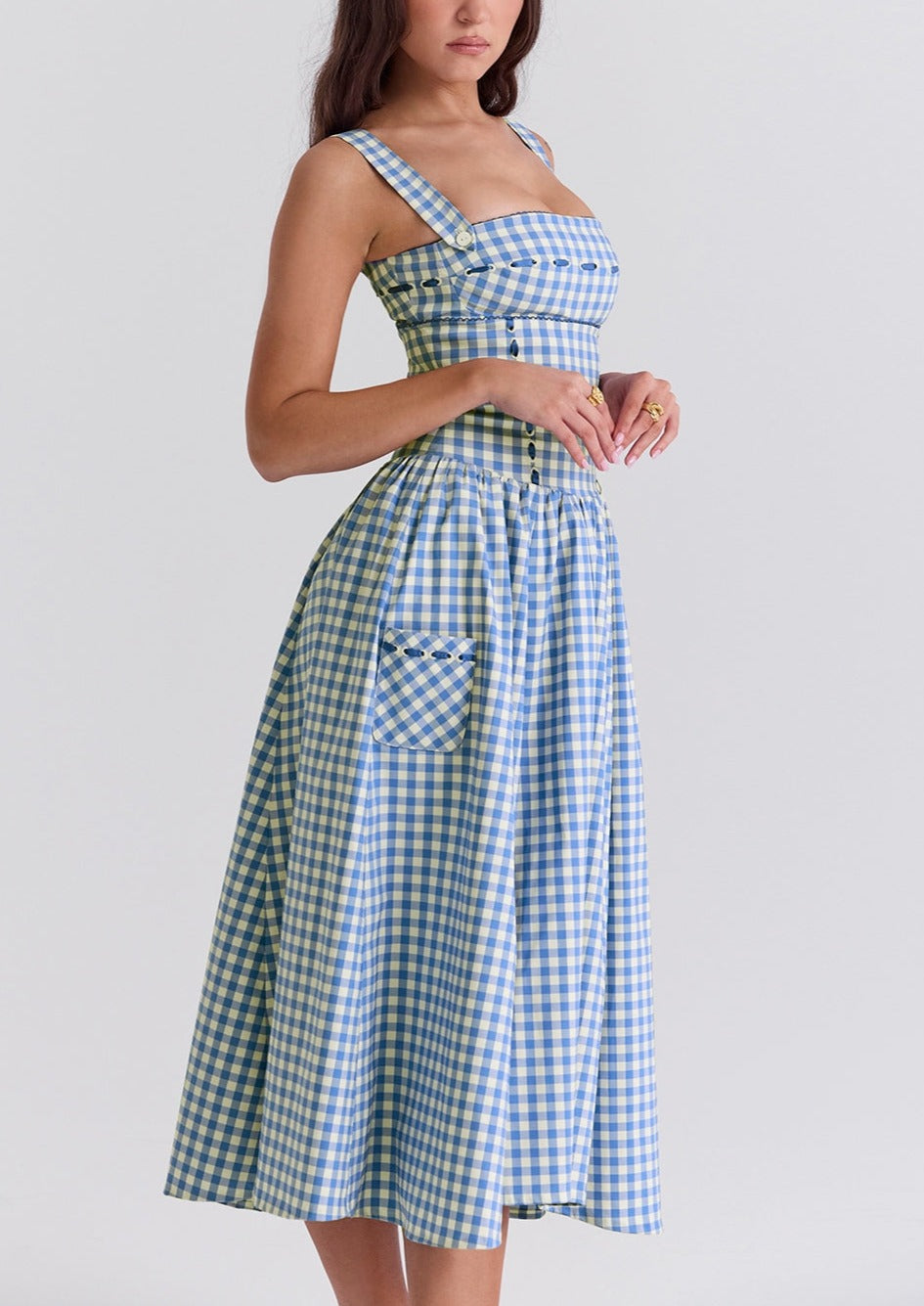 Elavita - Ariana | Sleeveless midi summer dress