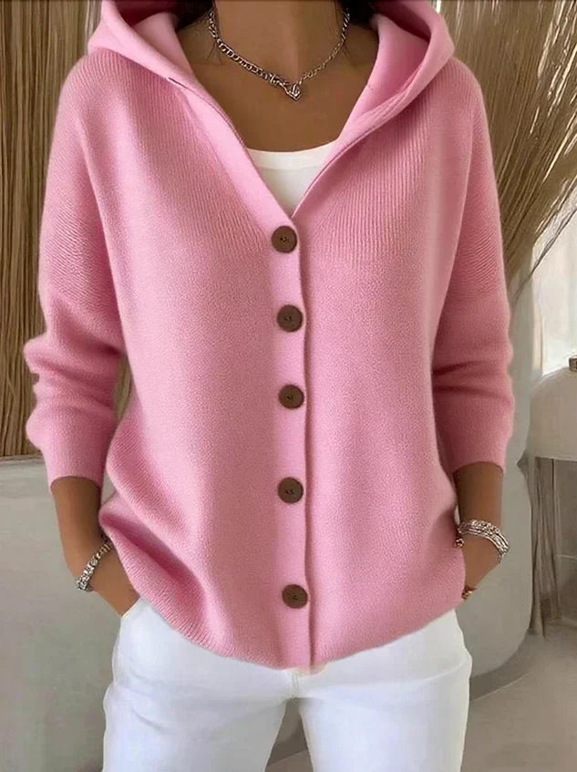 Elavita - Janet – Trendy hooded cardigan
