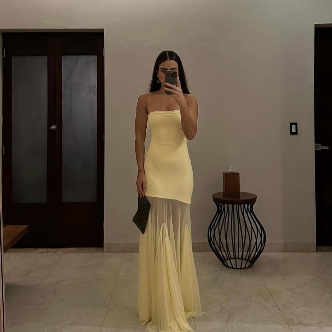 Elavita - Ayana - Slim bustier maxi dress