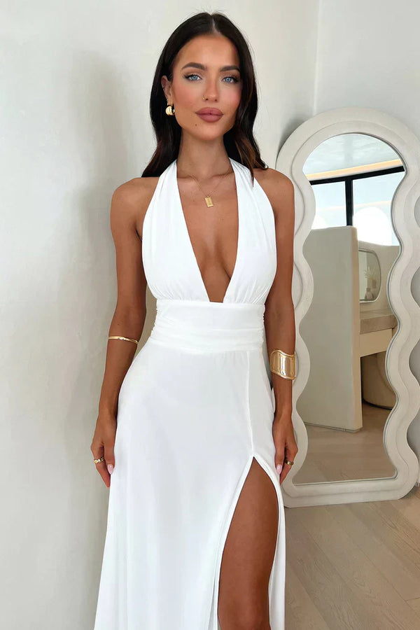 Elavita - Rachel - Halterneck Maxi Dress