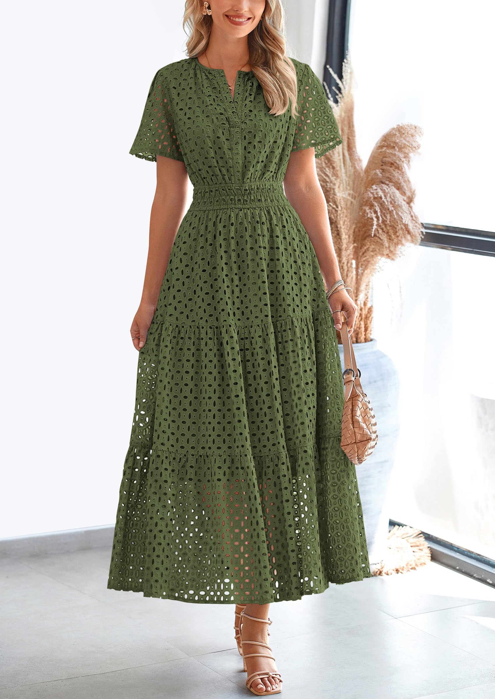 Elavita - Linette - Elegant summer dress with eyelets