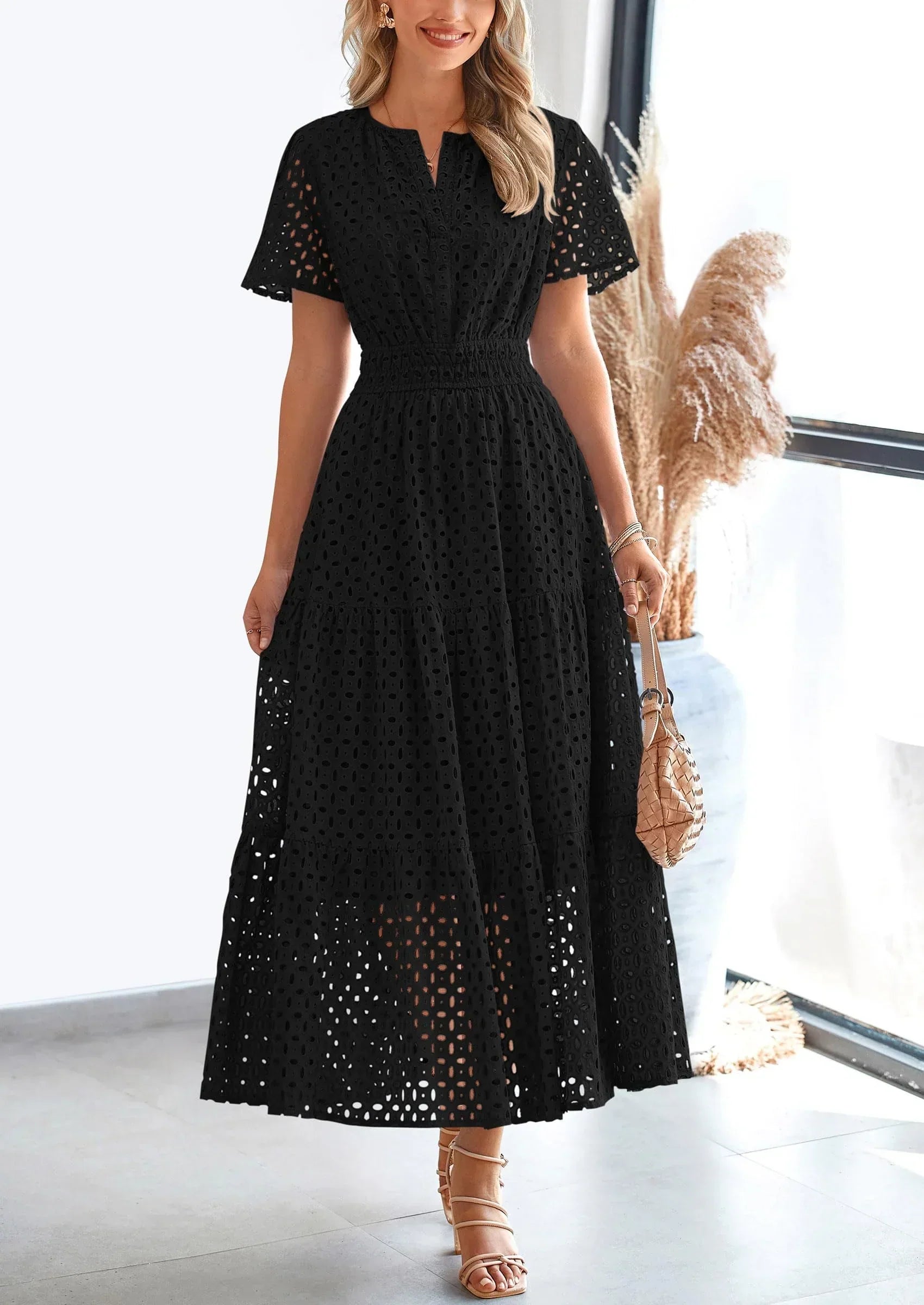 Elavita - Linette - Elegant summer dress with eyelets