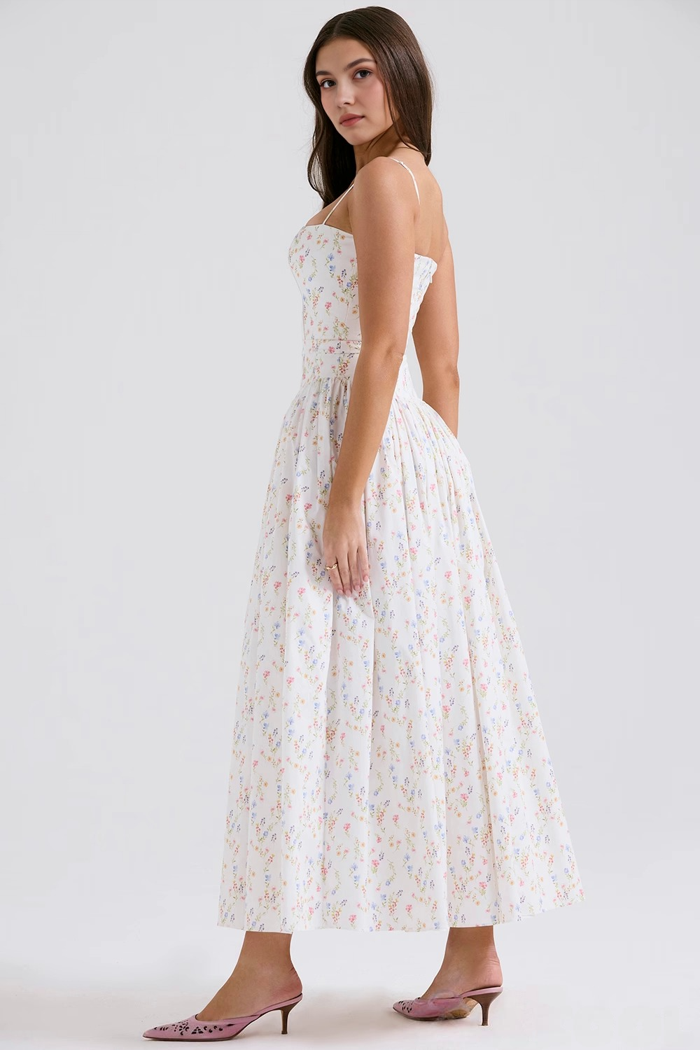 Elavita - VIOLETTA - Posy Midi Dress