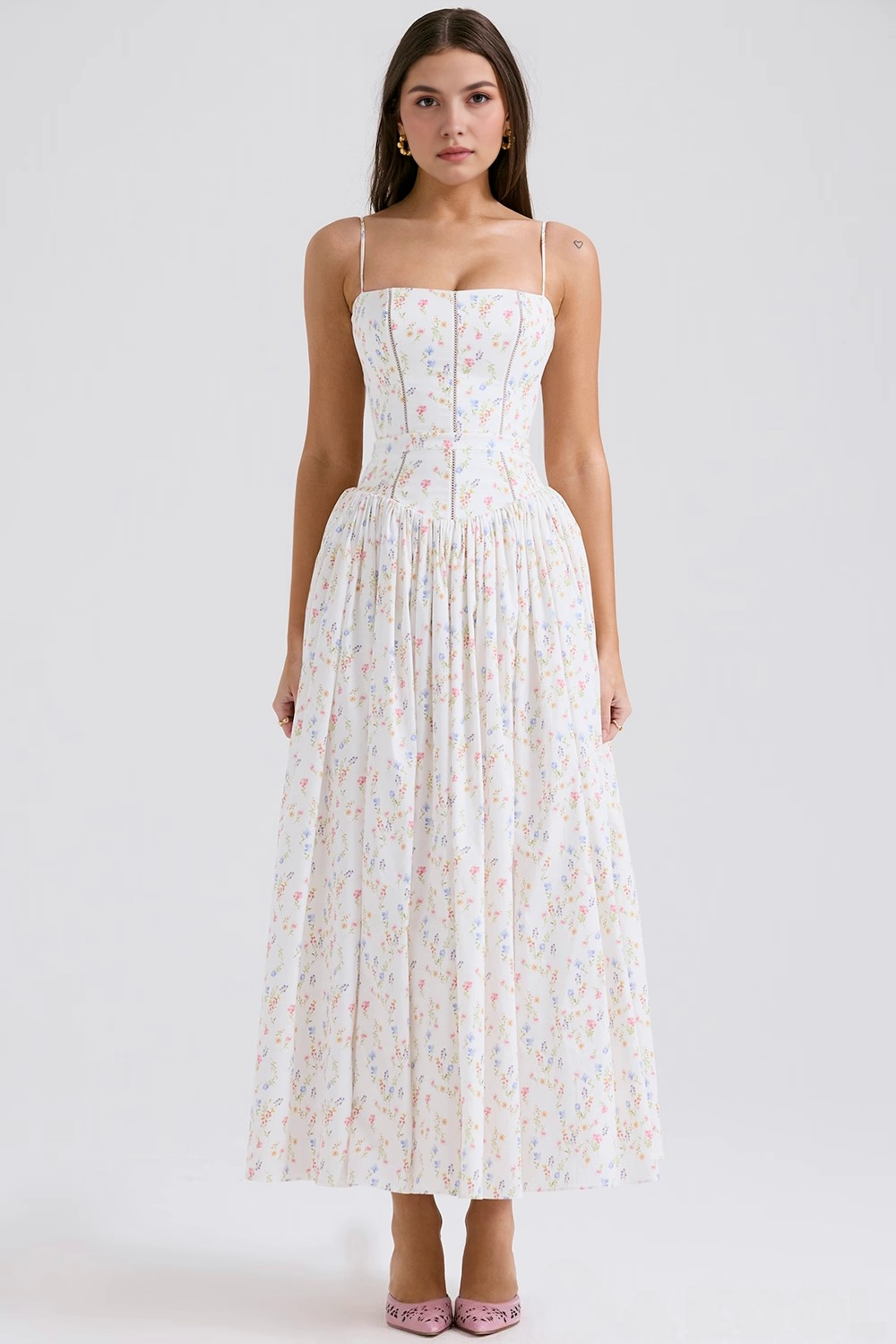 Elavita - VIOLETTA - Posy Midi Dress