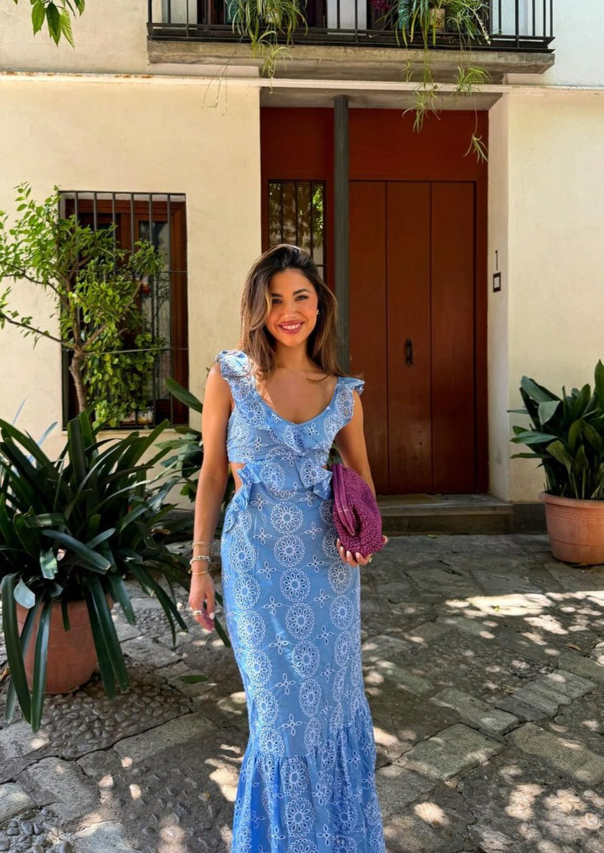 Elavita - Camila | Ruffle maxi dress