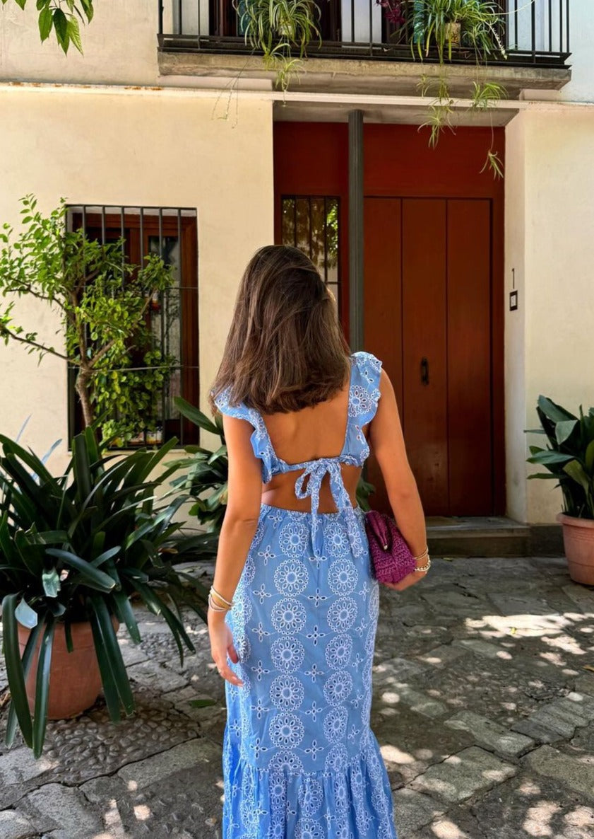 Elavita - Camila | Ruffle maxi dress