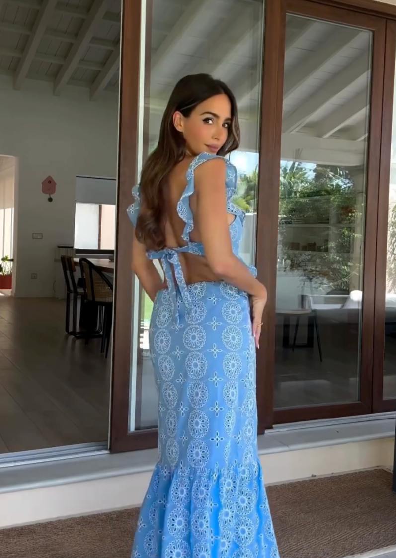 Elavita - Camila | Ruffle maxi dress