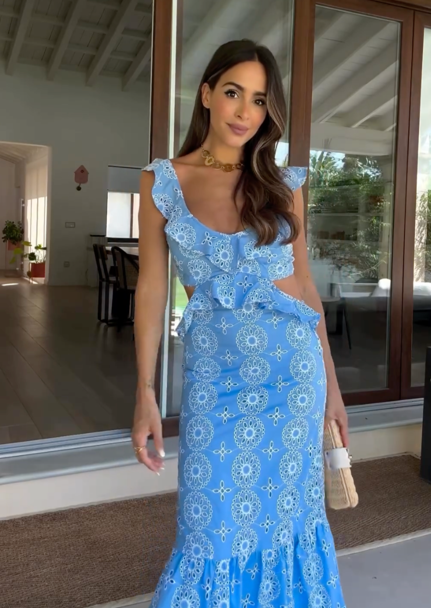 Elavita - Camila | Ruffle maxi dress
