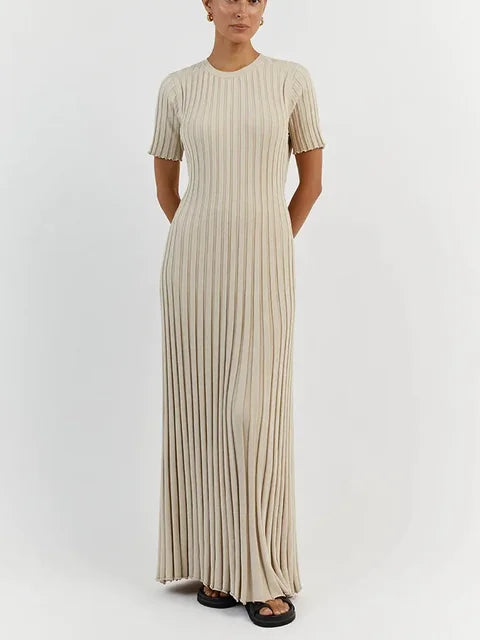 Elavita - Maxi - Knitted long-sleeved dress