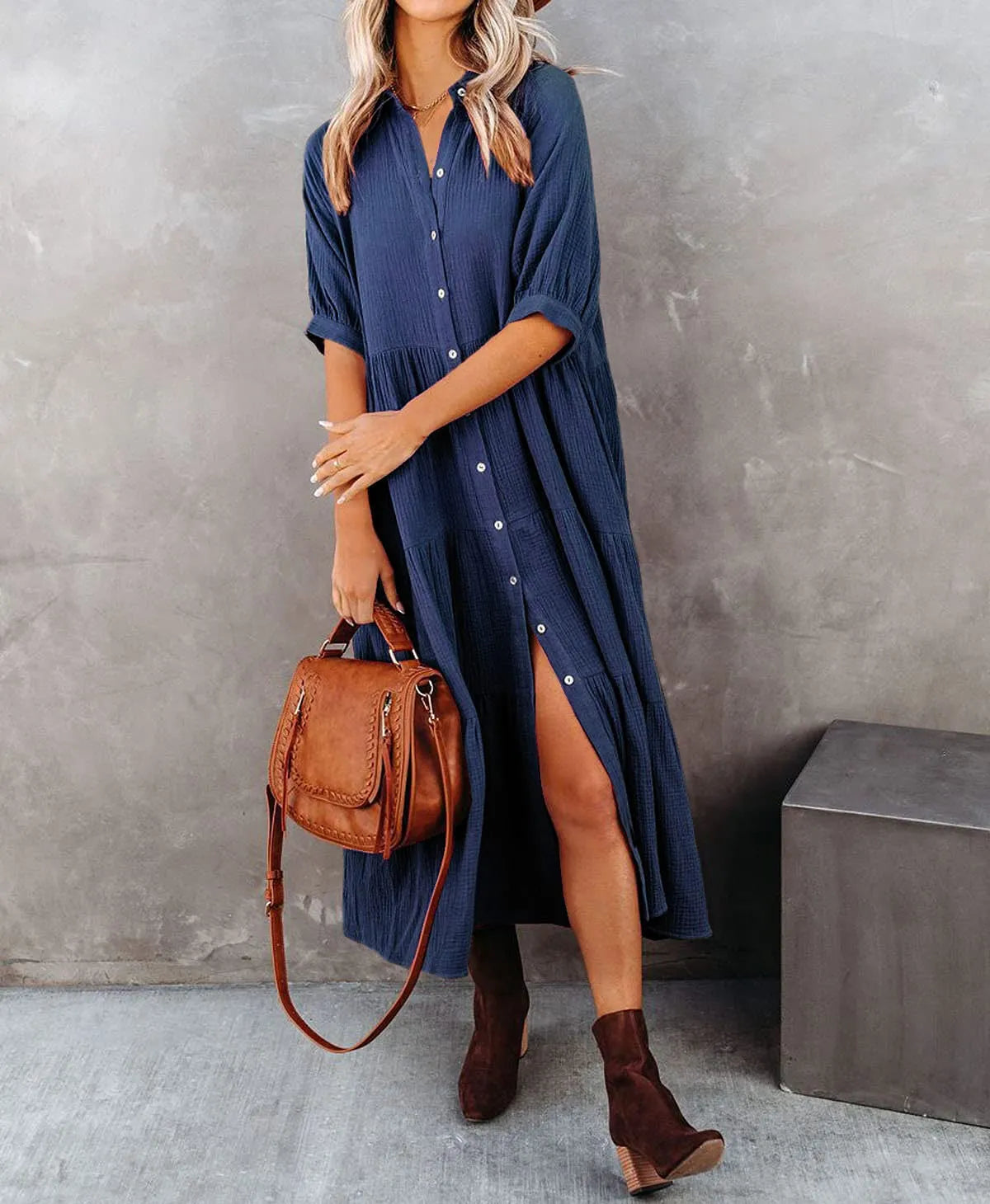 Elavita - Klara - Midi dress with pockets