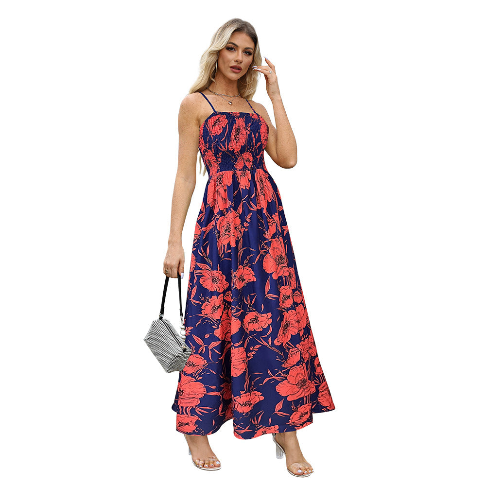 Elavita - Emma - Floral ruched maxi dress