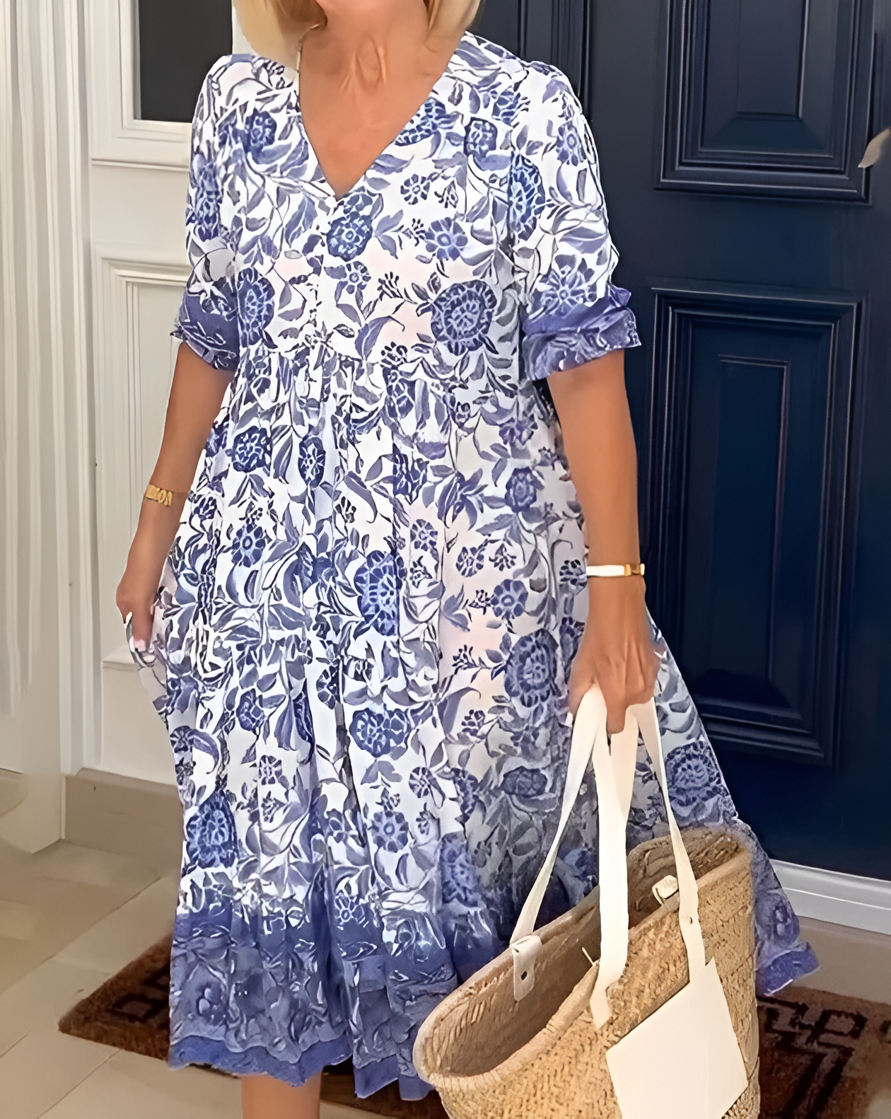 Elavita - Rosetta - Boho dress with V-neck