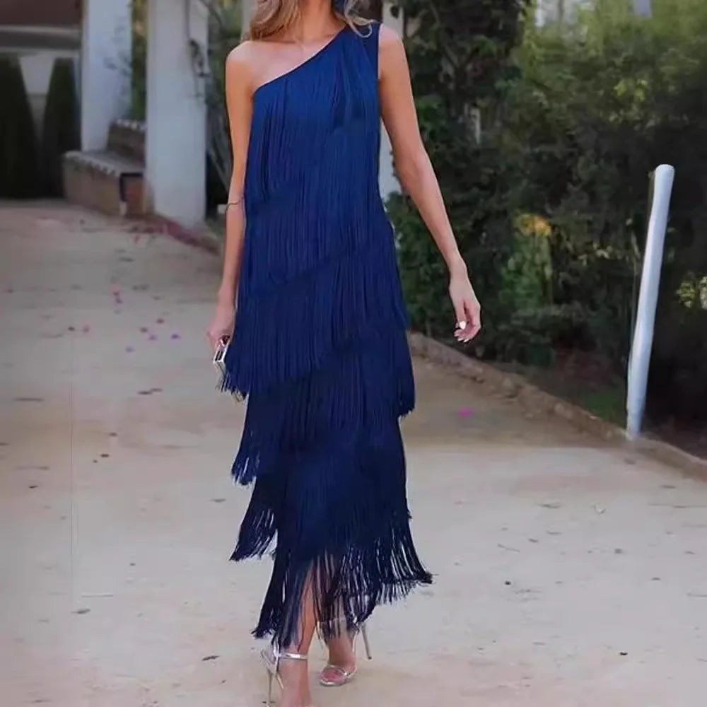 Elavita - Paulina - Eye-catching fringed dress