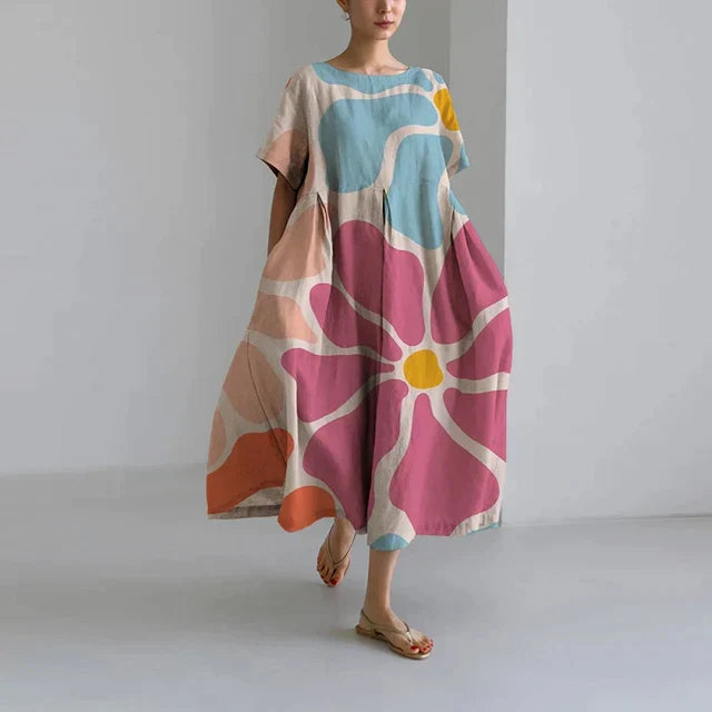 Elavita - Calliope - Elegant dress with floral pattern