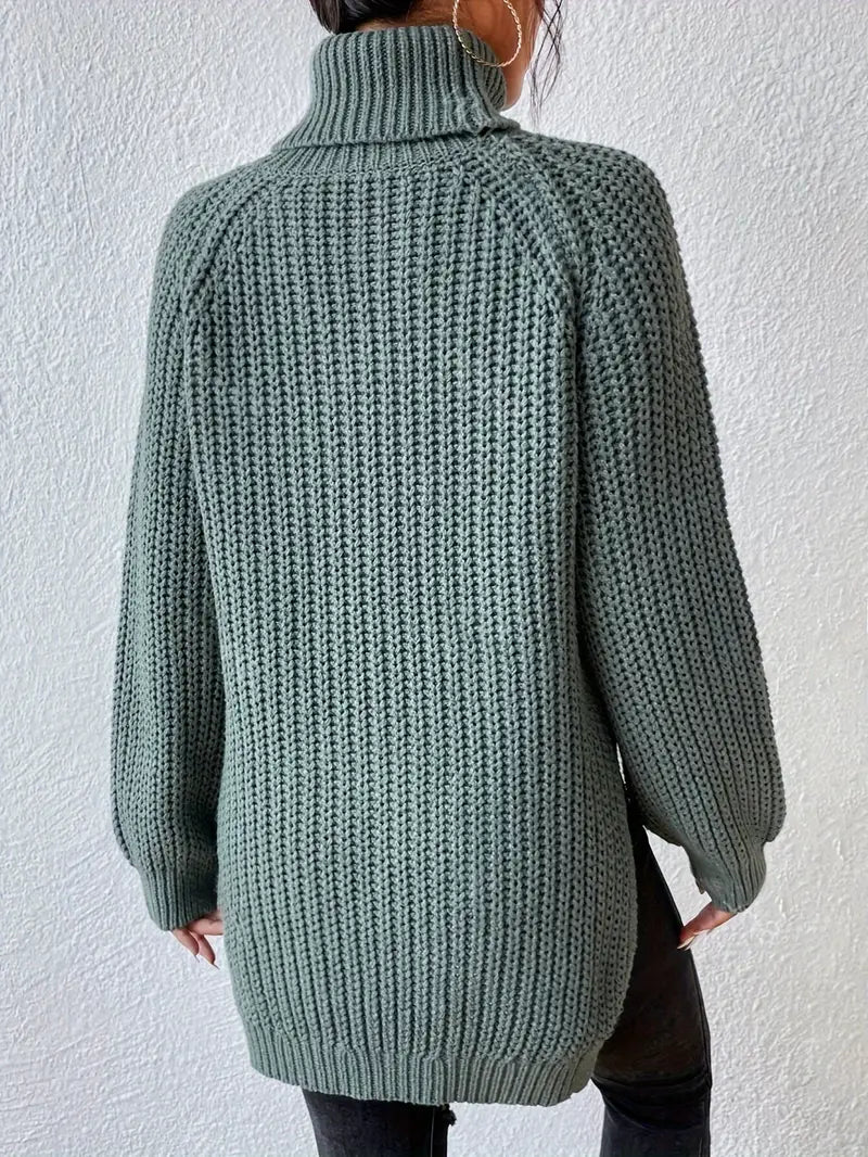 Elavita - Lavender - Couture turtleneck sweater