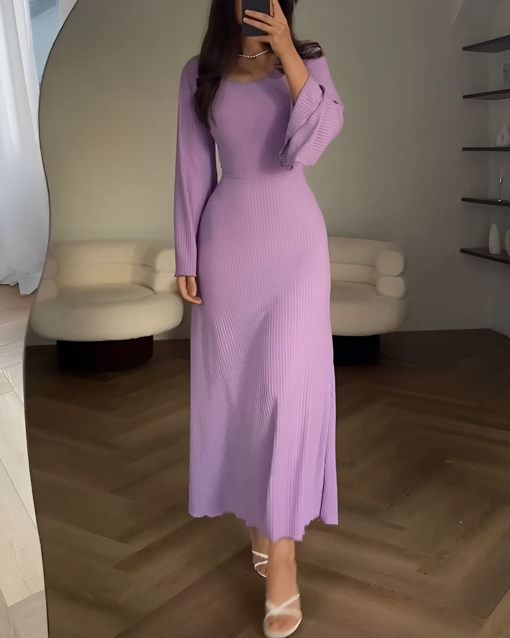 Elavita - Aiah - Elegant knitted maxi dress