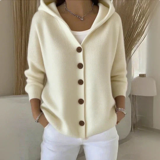 Elavita - Janet – Trendy hooded cardigan
