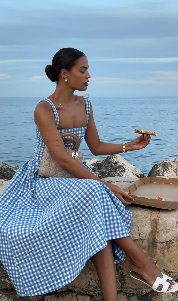 Elavita - Ariana | Sleeveless midi summer dress