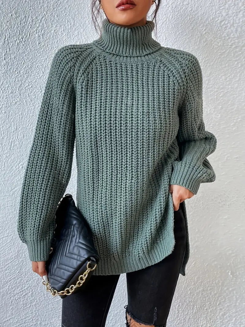 Elavita - Lavender - Couture turtleneck sweater