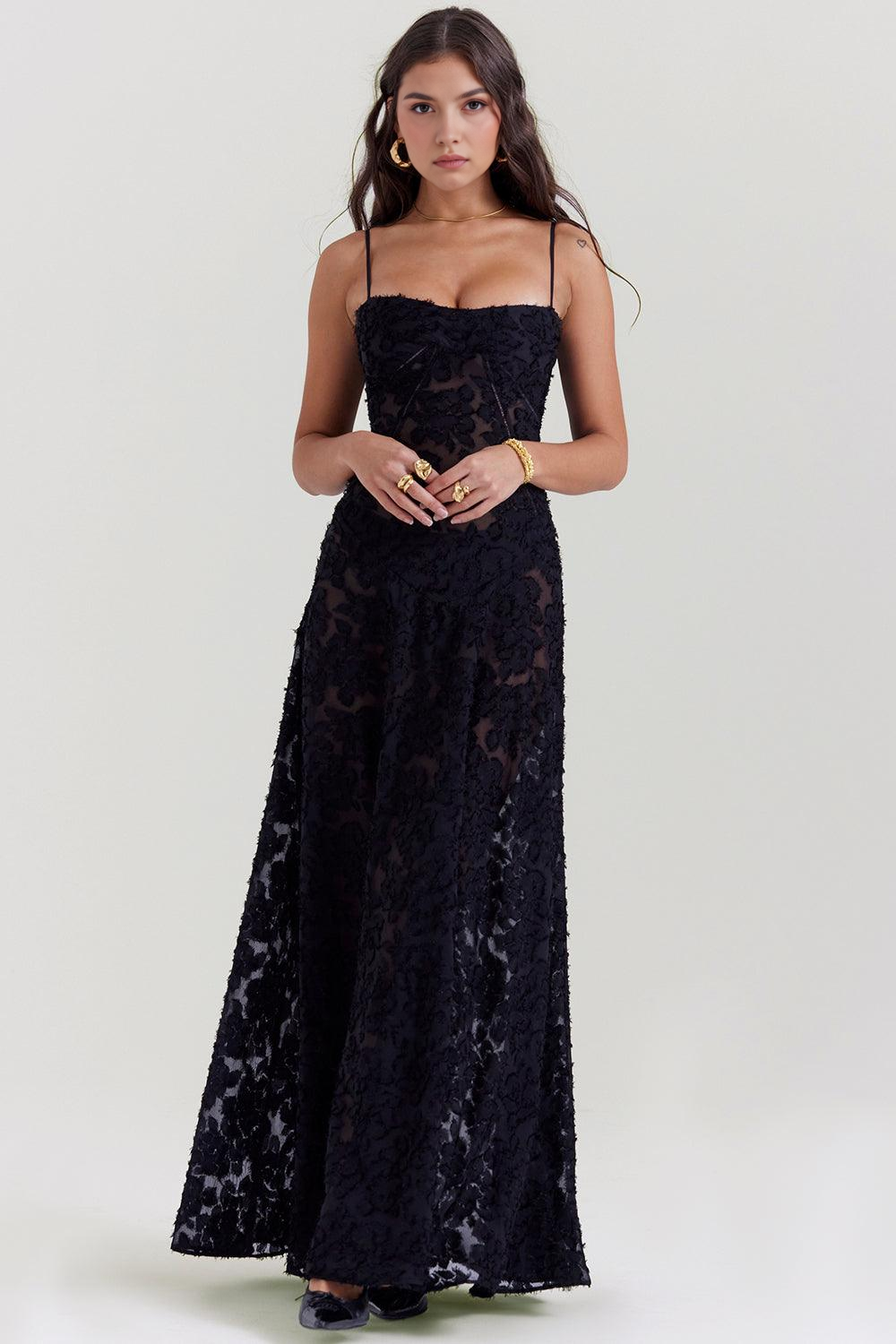 Elavita - NOIR - Seren evening dress