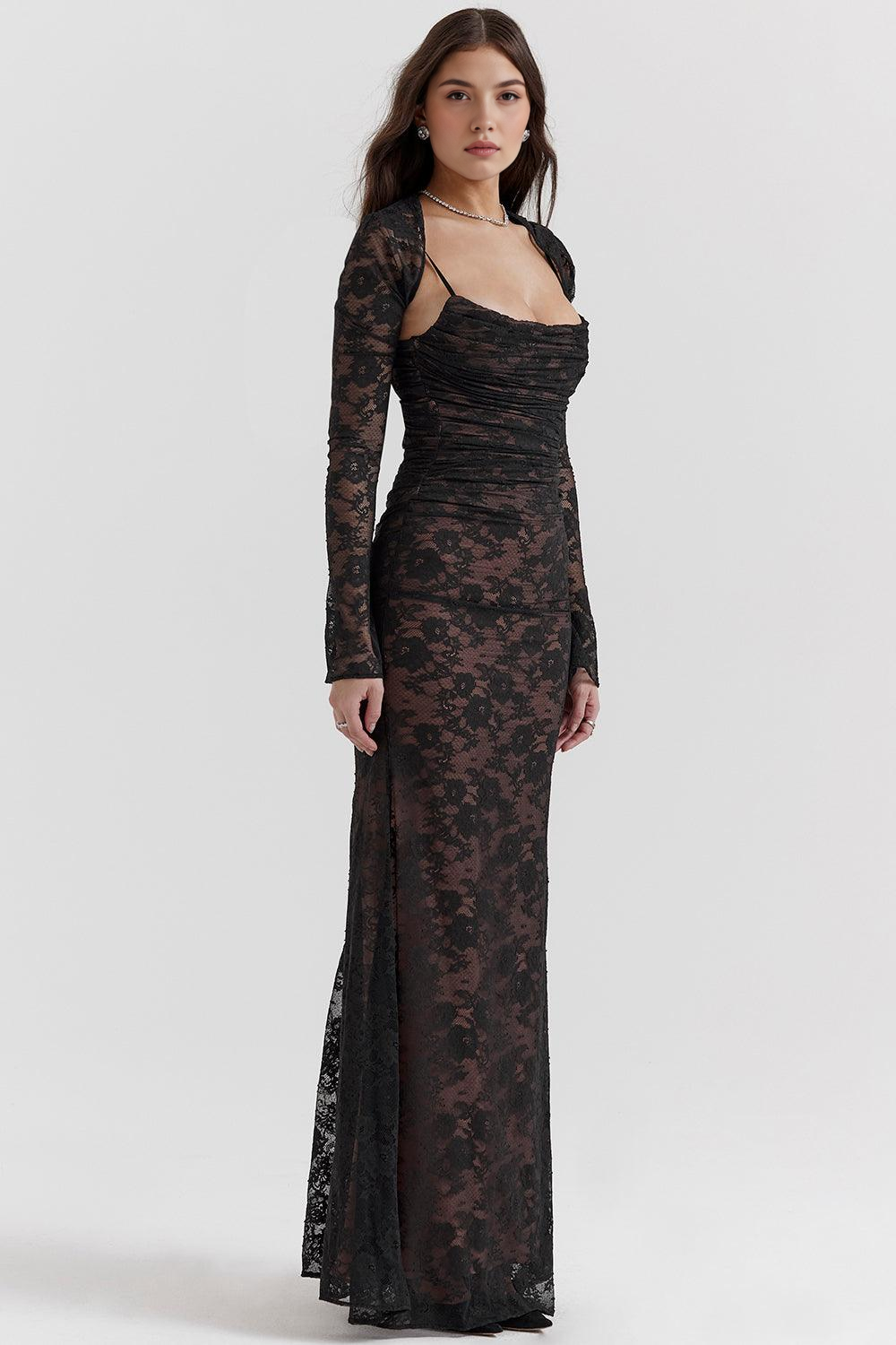 Elavita - CELESTE - Lace Maxi Dress