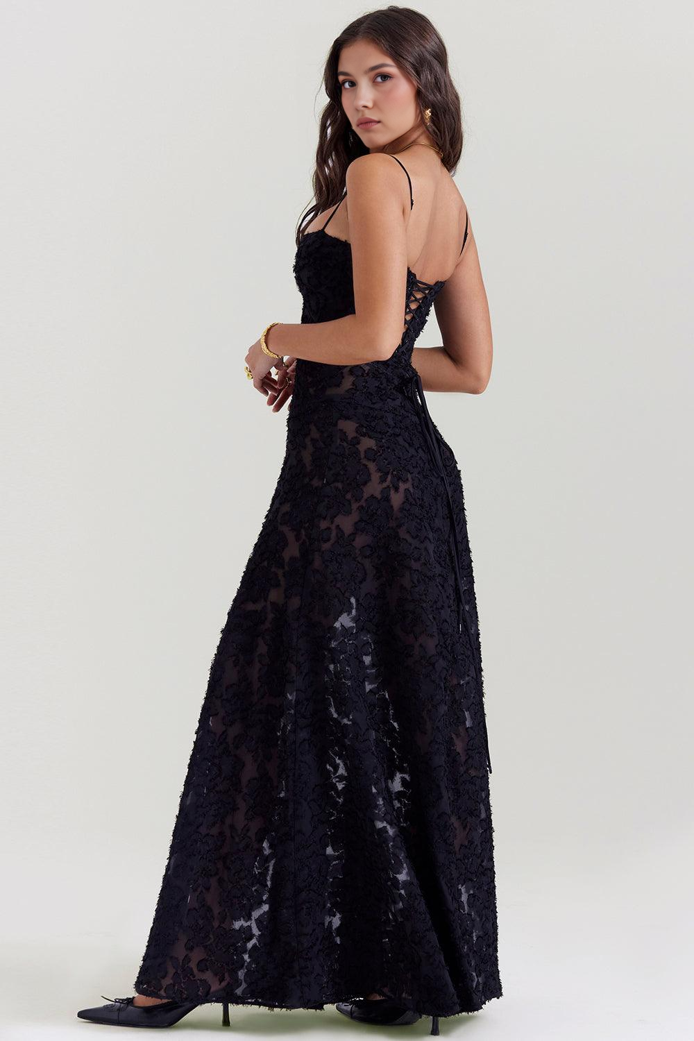 Elavita - NOIR - Seren evening dress