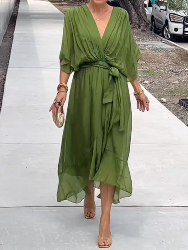 Elavita - Thyra - Elegant V-neck dress
