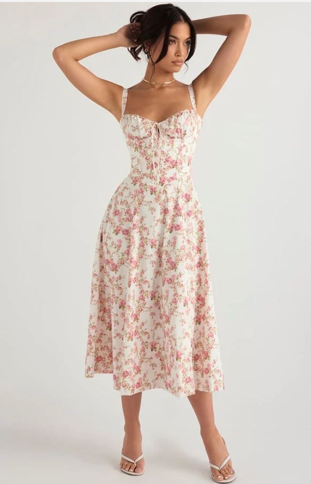 Elavita - Lara - Colorful midi dress
