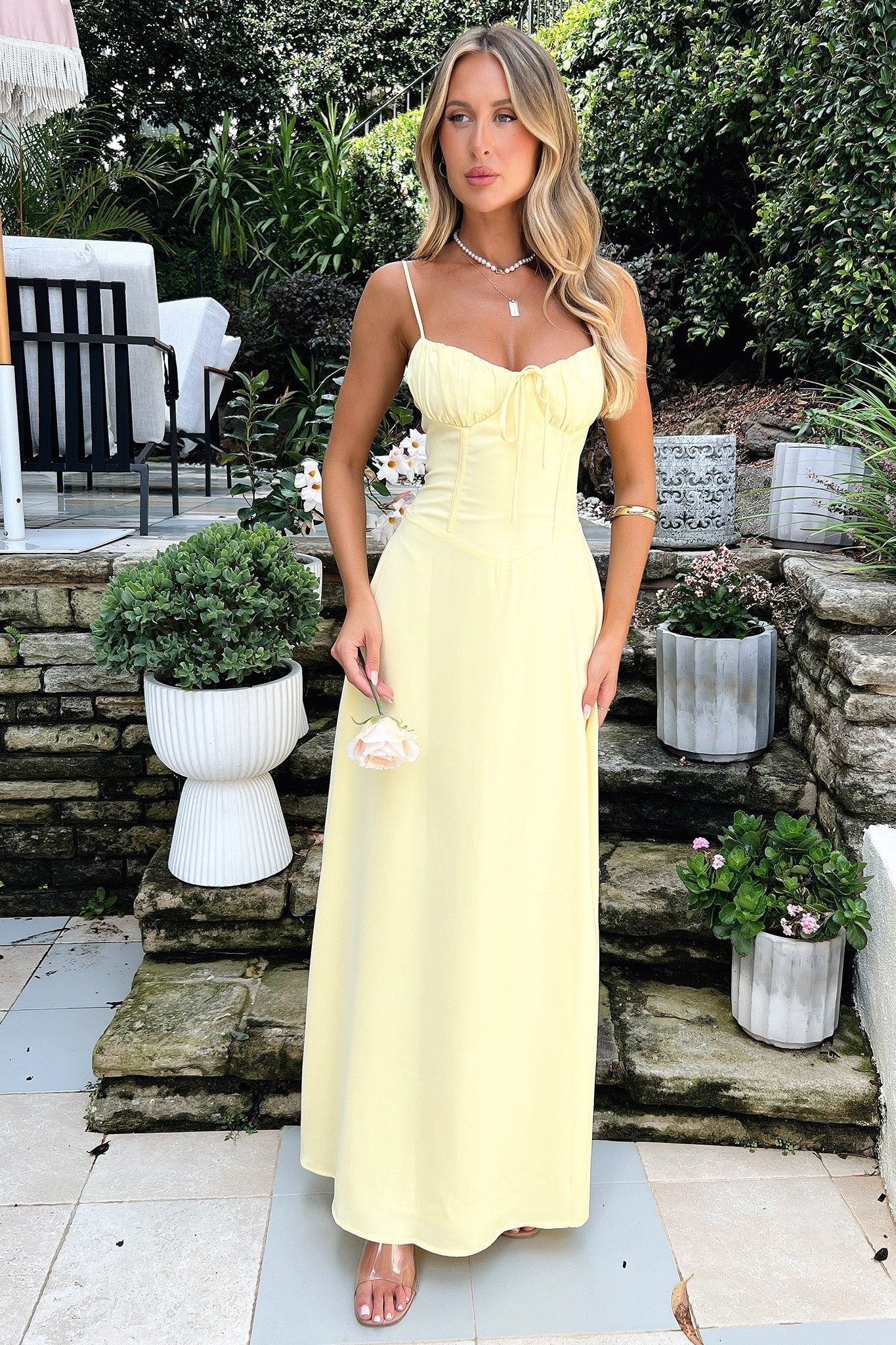 Elavita - Maelys – Sleeveless Maxi Dress with Flowing Silhouette