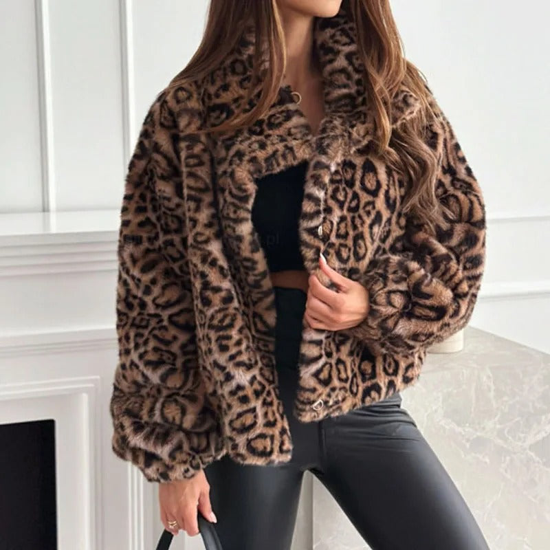 Elavita - Leona - Luxury leopard coat