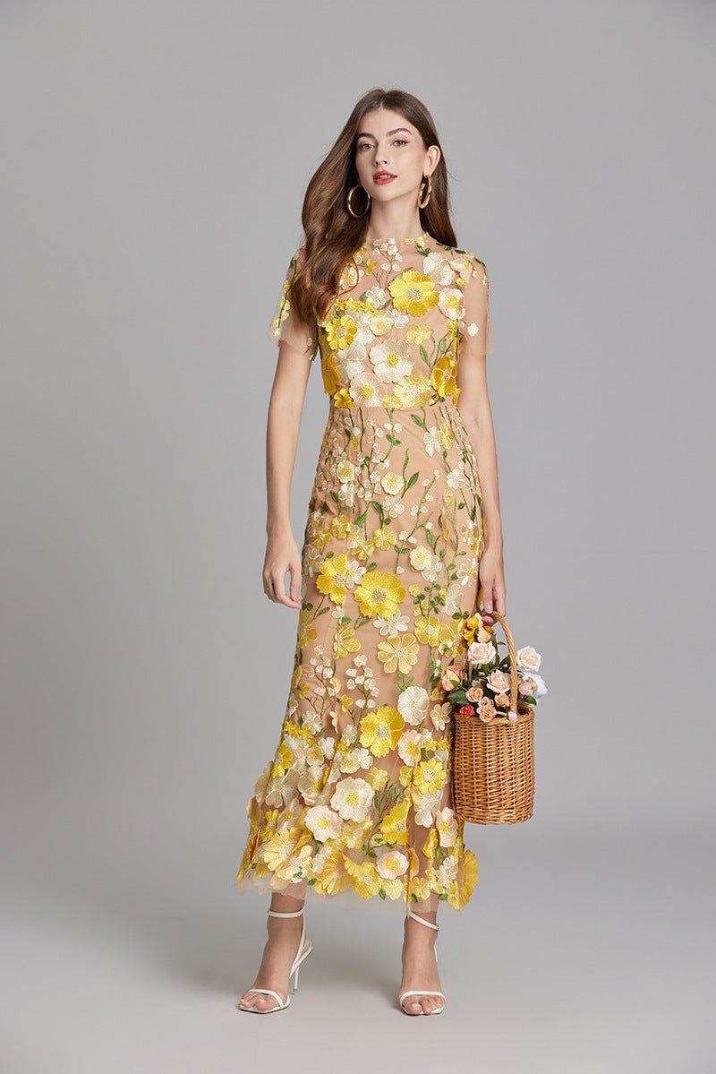 Elavita - Sophia - Elegant floral midi dress