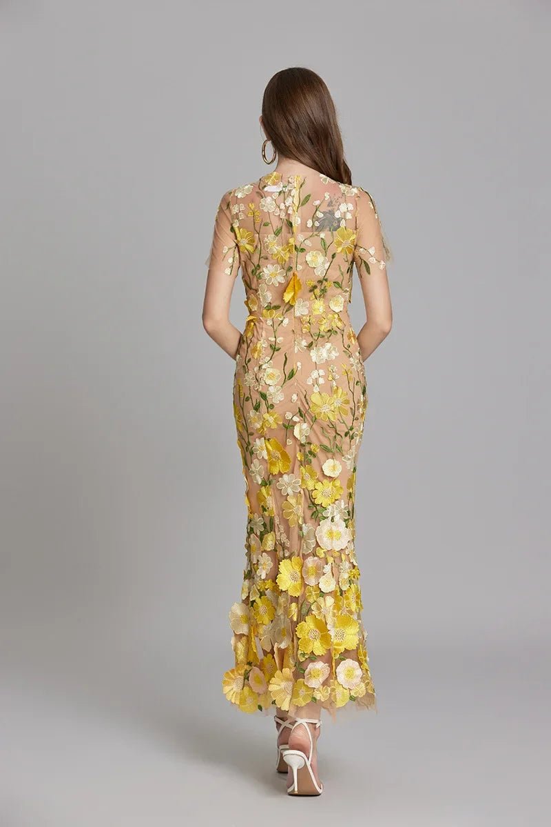 Elavita - Sophia - Elegant floral midi dress