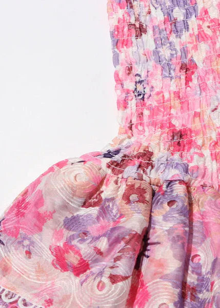 Elavita - Cecilia | Strapless floral dress